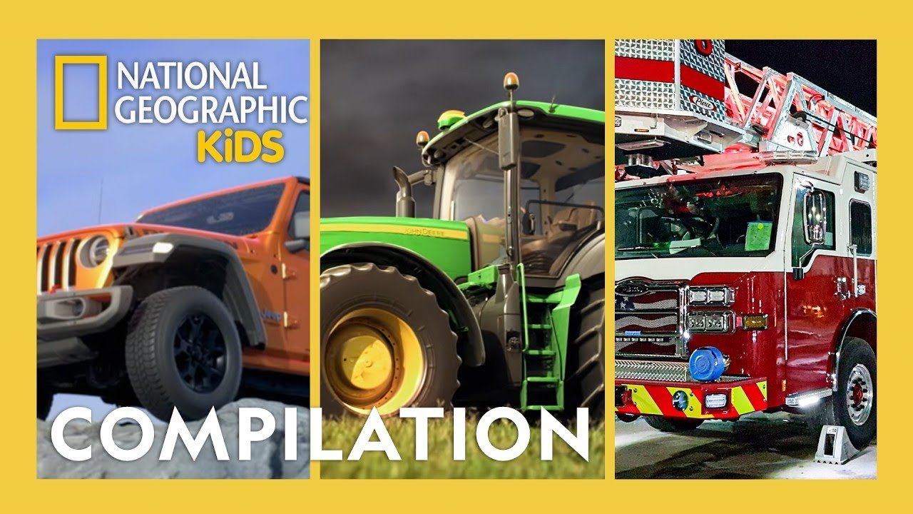 Nat Geo Kids: One Jeep Wrangler Every Minute, a Quarter-Million-Dollar Tractor, and a Fire Truck Gilded With 23-Carat Gold