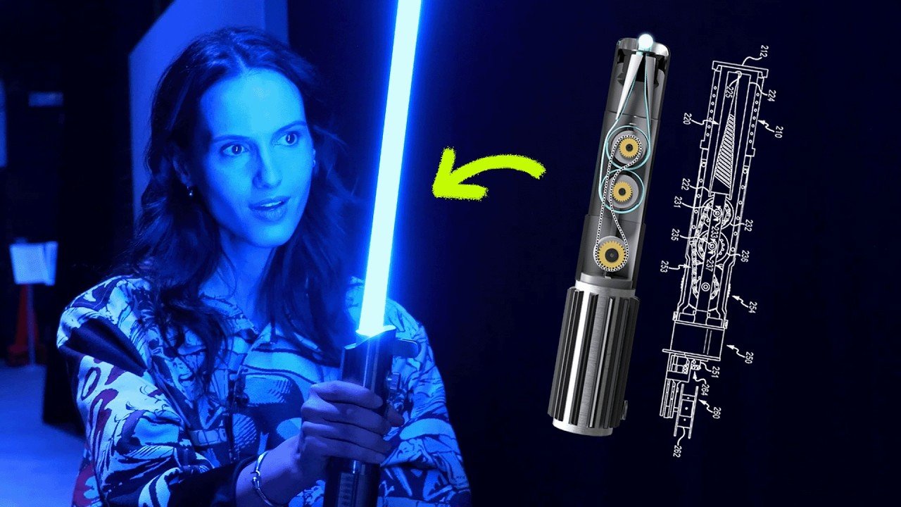 Cleo Abram: Disney's Lanny Smoot Built a Real Lightsaber That Actually Extends and Retracts
