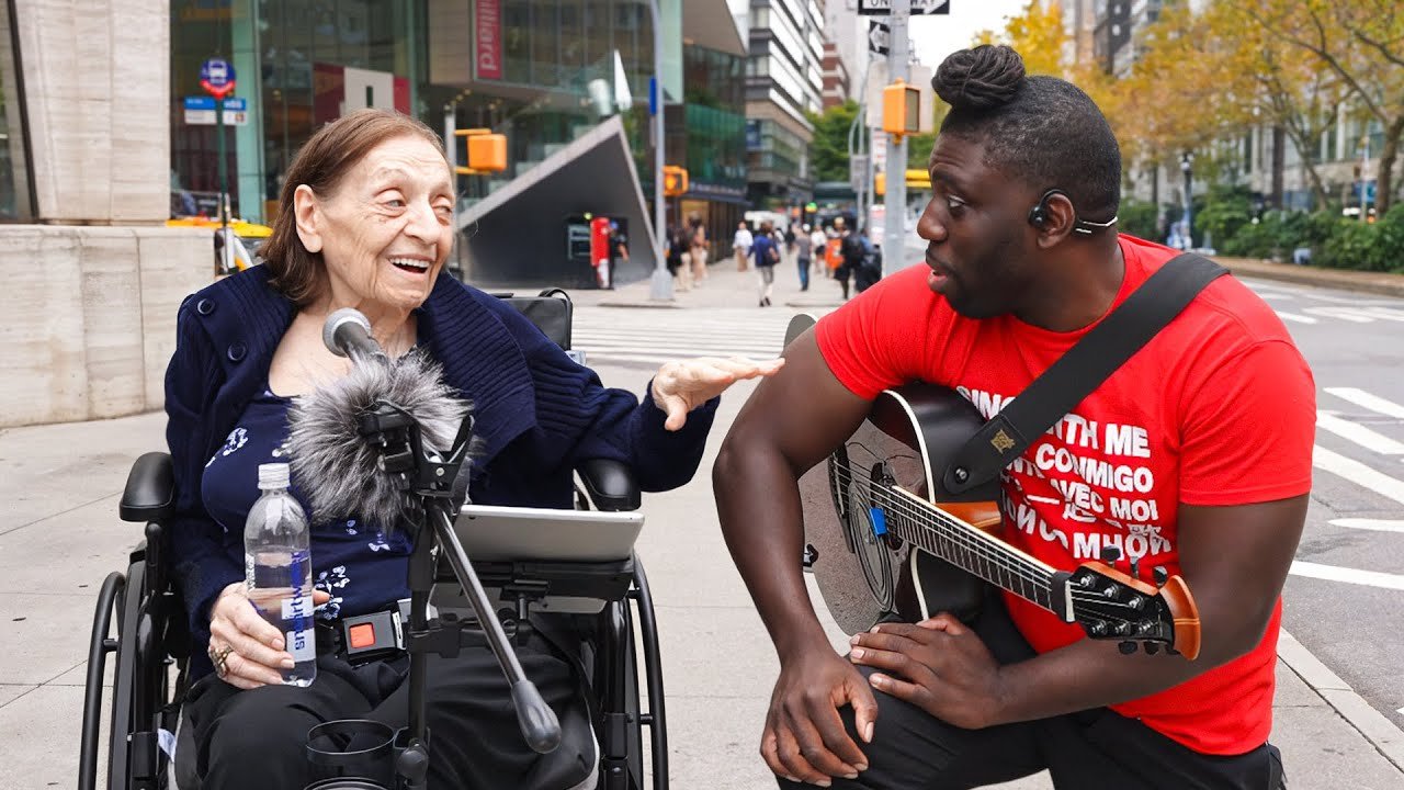 : A 93-Year-Old Hadn't Sung in Decades. A Street Musician Asked Her to Try.