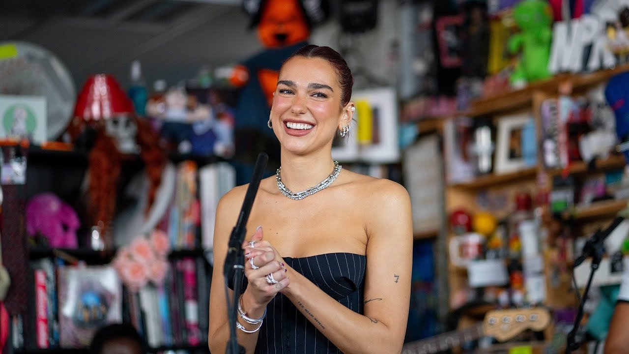 : Dua Lipa Brings 'Radical Optimism' to NPR's Tiny Desk and the Room Has Never Been Louder