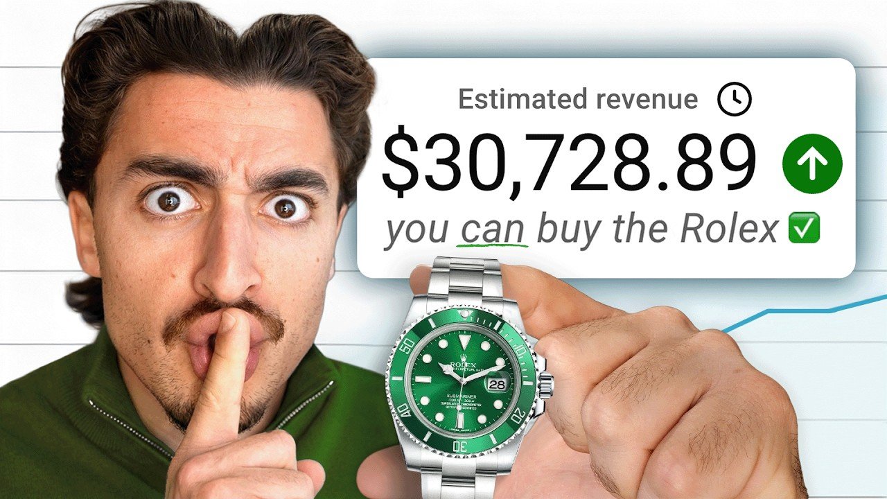 : He Smashed His Rolex, So He Built a YouTube Channel From Scratch to Buy a New One in 6.5 Weeks