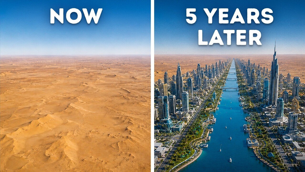 BRIGHT SIDE: Egypt Is Carving an Artificial Nile Through the Desert to Build a City of 3 Million Families