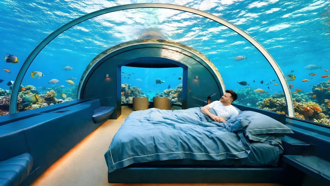 Trek Trendy: Inside the $18,000 Underwater Hotel Room in the Maldives Where Sharks Circle Your Bed