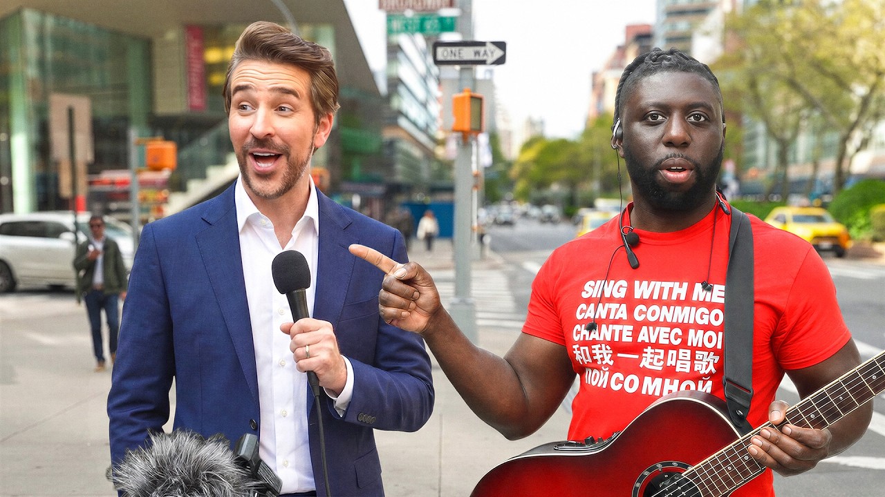guitaro5000: NBC Reporter Joe Fryer Sang Rick Astley on a New York City Street and Did Not Regret It