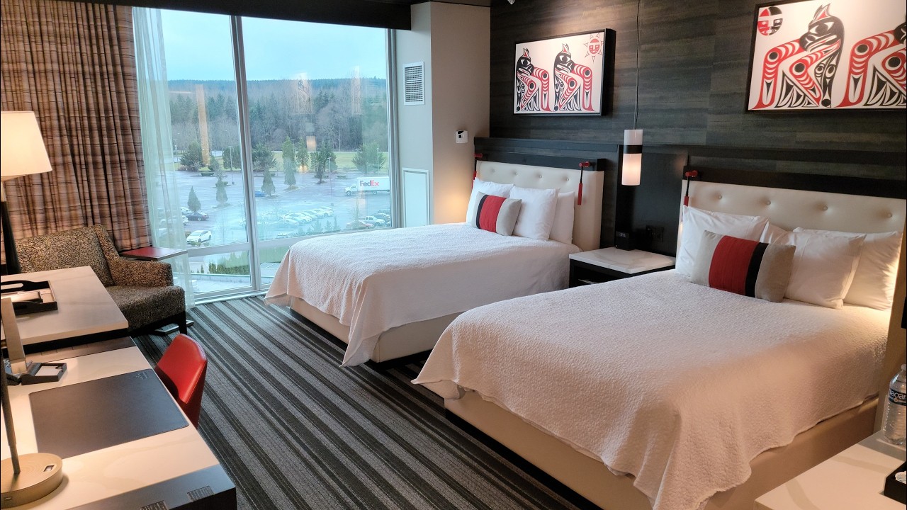 Sandtastic Travels: Inside Tulalip Resort Casino's Deluxe Queen Room: A Full Tour With an Honest Take on the Views