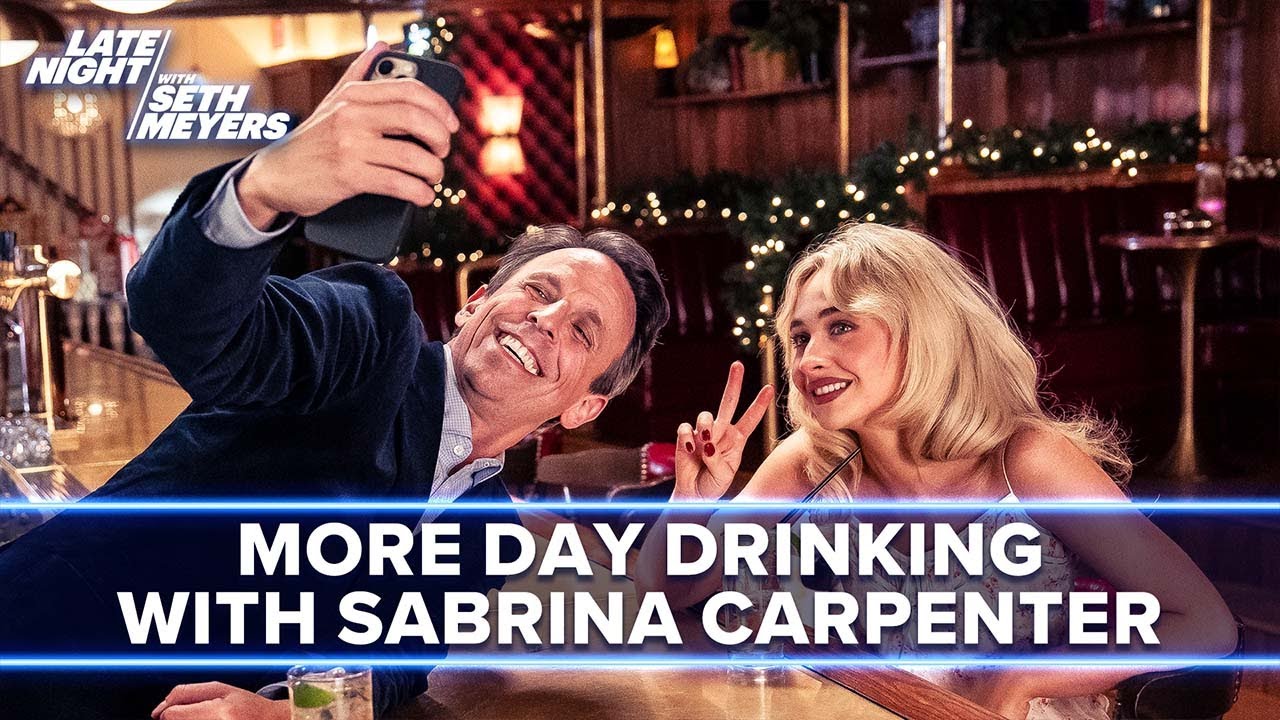 Late Night with Seth Meyers: Sabrina Carpenter Turned 'Espresso,' 'Juno,' and 'Nonsense' Into One Cocktail and It Actually Worked