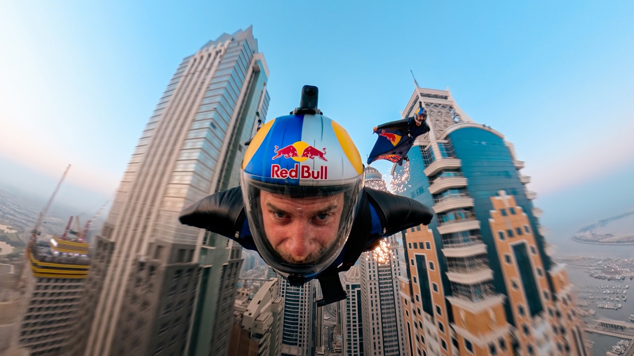 Red Bull: Red Bull's Wingsuit Team Just Flew the World's Highest Obstacle Course Above Dubai