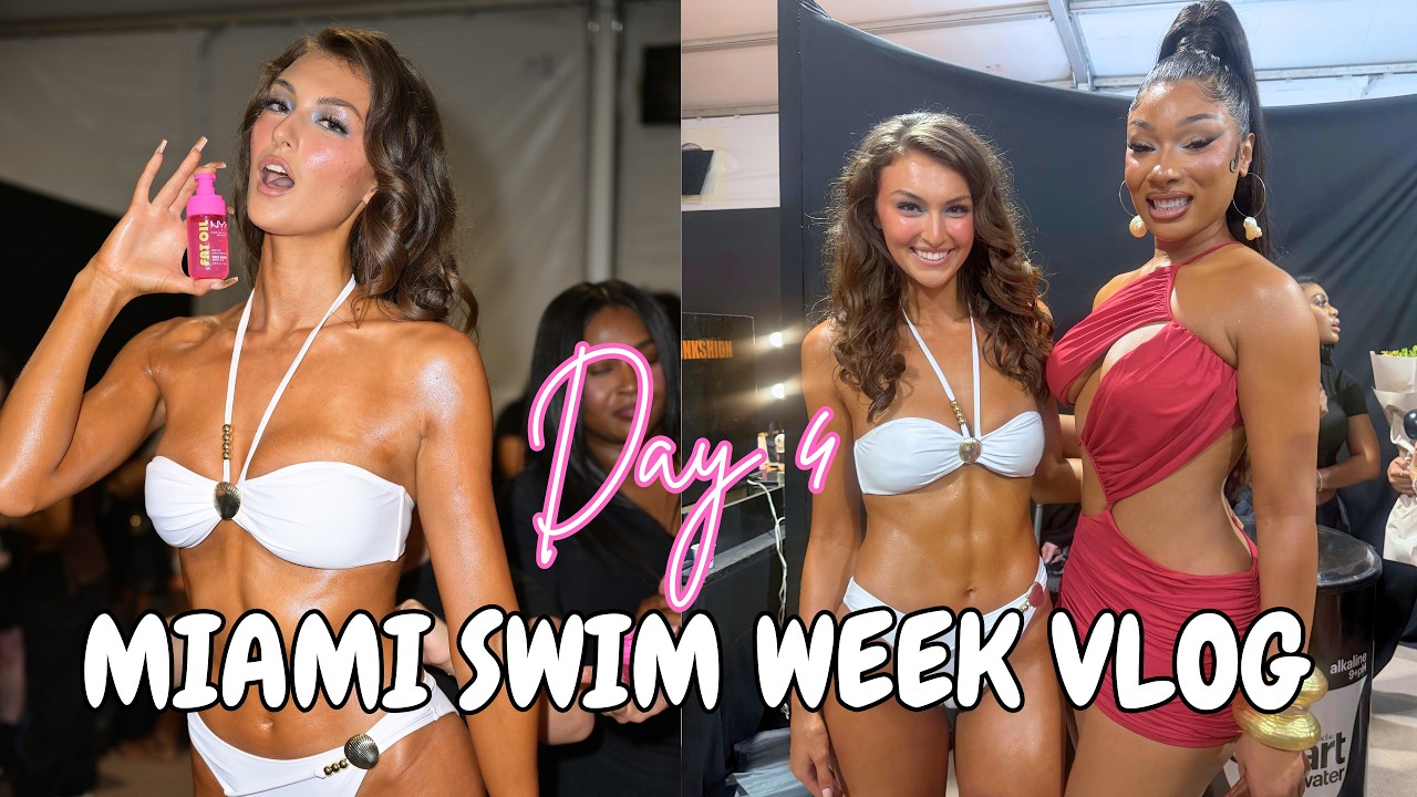 Rachel Pizzolato: Rachel Pizzolato Walked a Dalmatian Named Pongo on the Megan Thee Stallion Runway at Miami Swim Week