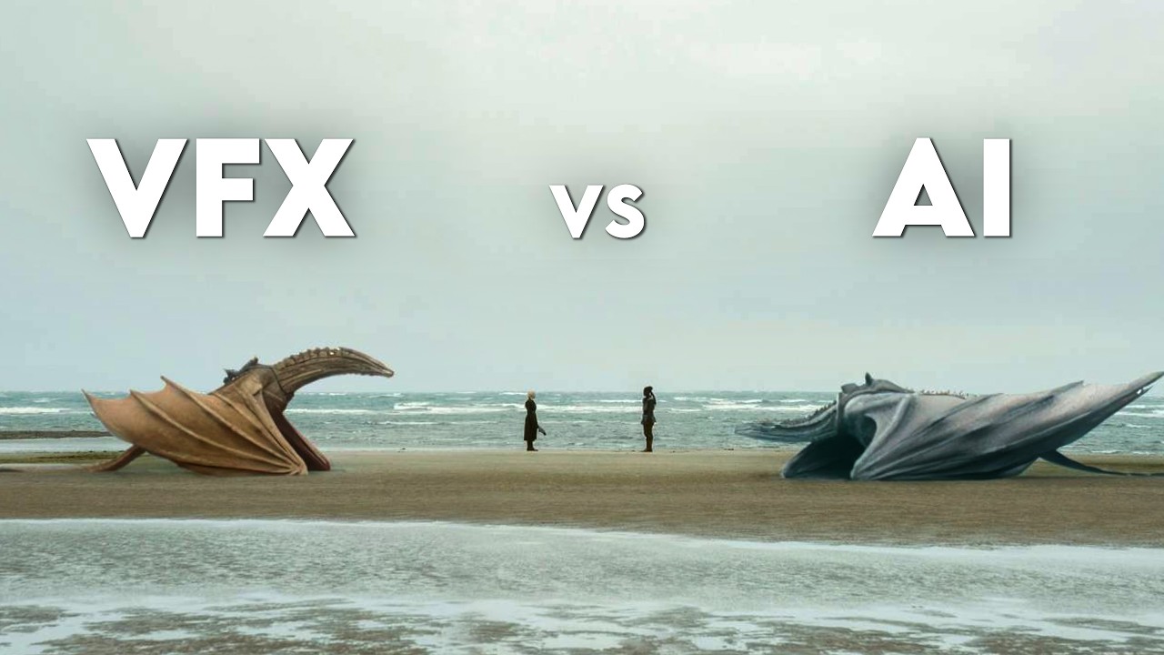 ErikDoesVFX: VFX Artist Flies to Iceland to Build a Dragon Shot, Then Lets AI Try to Beat It