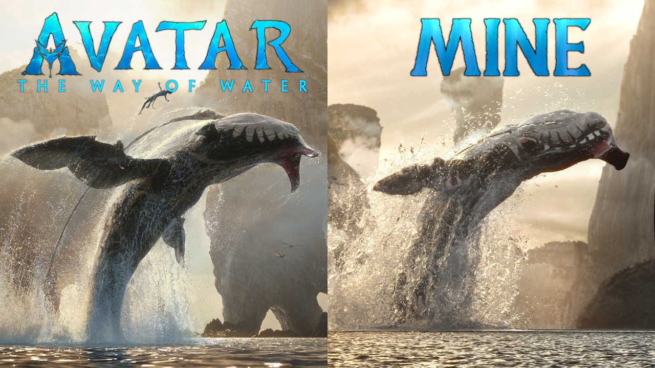 ErikDoesVFX: ErikDoesVFX Spent 100 Hours Remaking Avatar's Whale Splash and the Difference Is Staggering