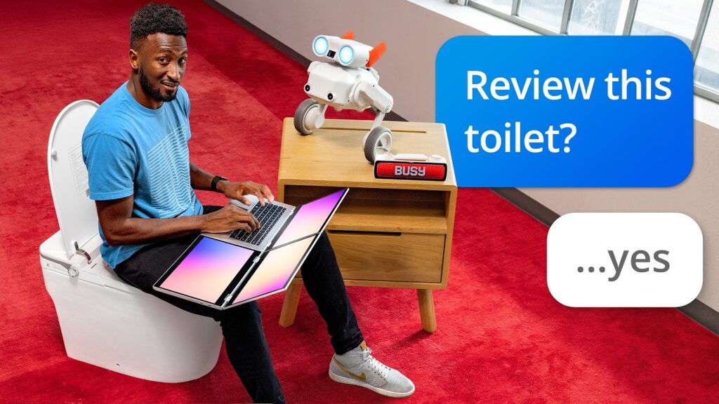Marques Brownlee: Marques Brownlee Said Yes to Every Tech Email for a Month and a Jumping Robot Stole the Show