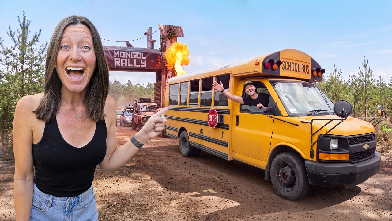 Kara and Nate: Nine People, One Retired School Bus, and a 5,000-Mile Drive from Prague to Kazakhstan