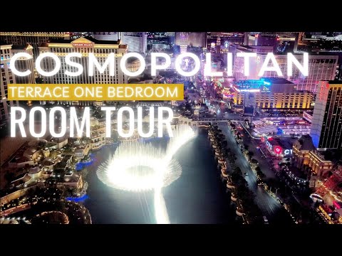 Sandtastic Travels: Inside the Cosmopolitan Las Vegas Terrace One Bedroom Fountain View Suite on the 68th Floor