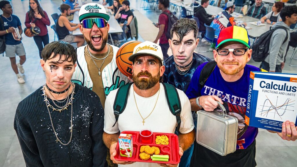 Dude Perfect: Dude Perfect's School Stereotypes Sketch Nails Every Classroom Character You Ever Met