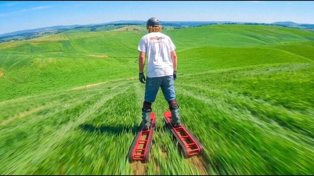 Sickos: Sickos Strap On Grass Skis in August and Somehow Pull Off a Backflip