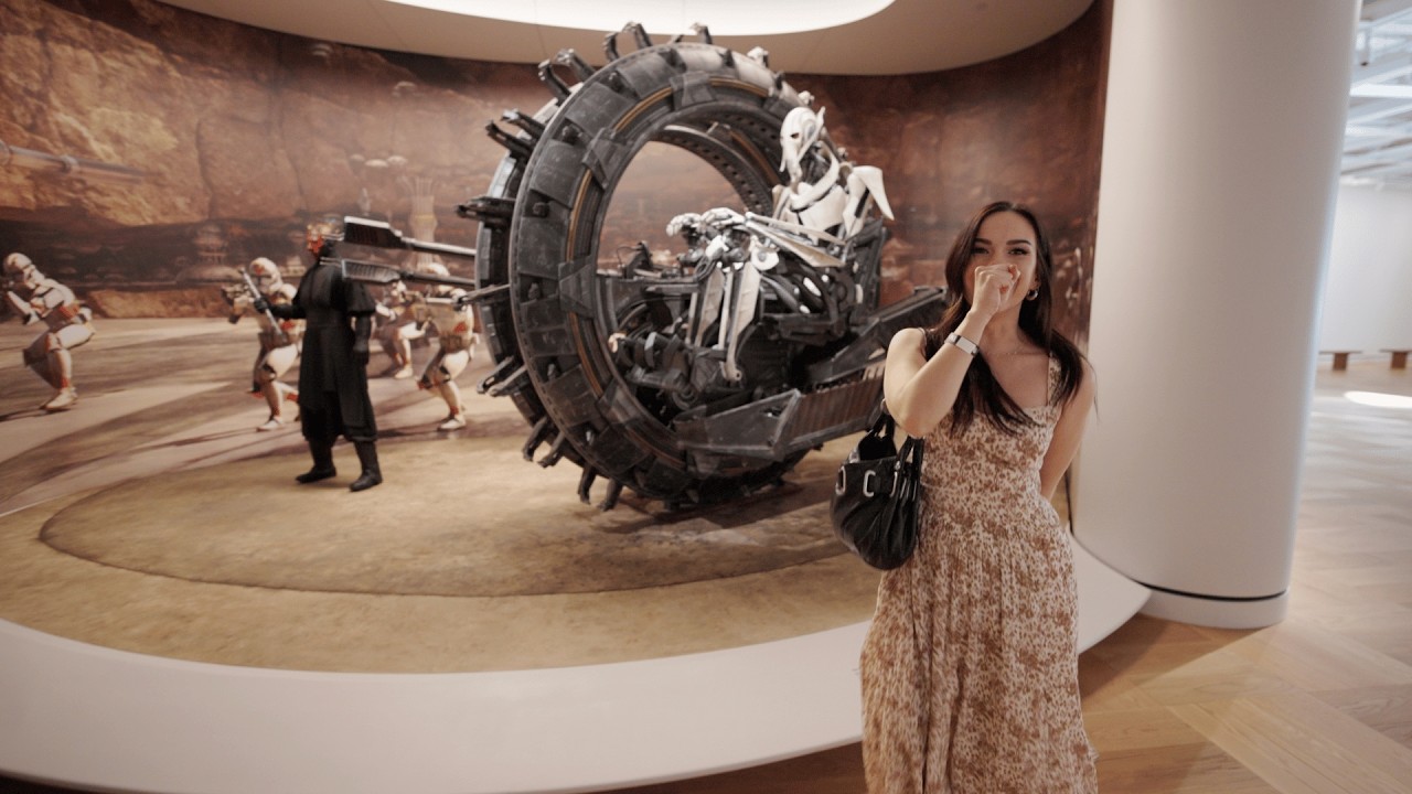 carly king: Inside George Lucas' Museum of Narrative Art: Star Wars Props, Models, and Costumes Up Close