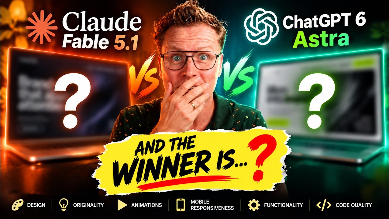 Ferdy․com | Ferdy Korpershoek: Claude Fable 5.1 vs ChatGPT 6 Astra: One Prompt, One Winner, Zero Adjustments