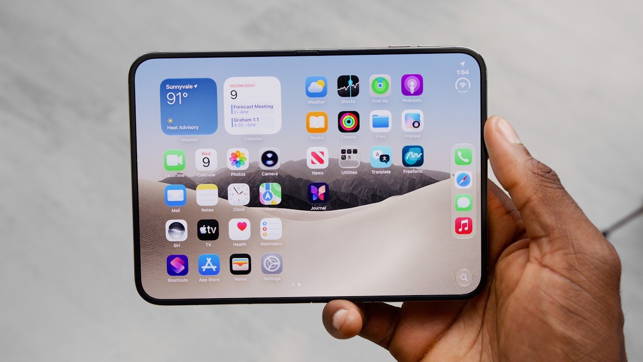 Marques Brownlee: Apple's iPhone Duo Is Part iPhone, Part iPad, and Craig Federighi Admits It Can Replace the iPad Mini