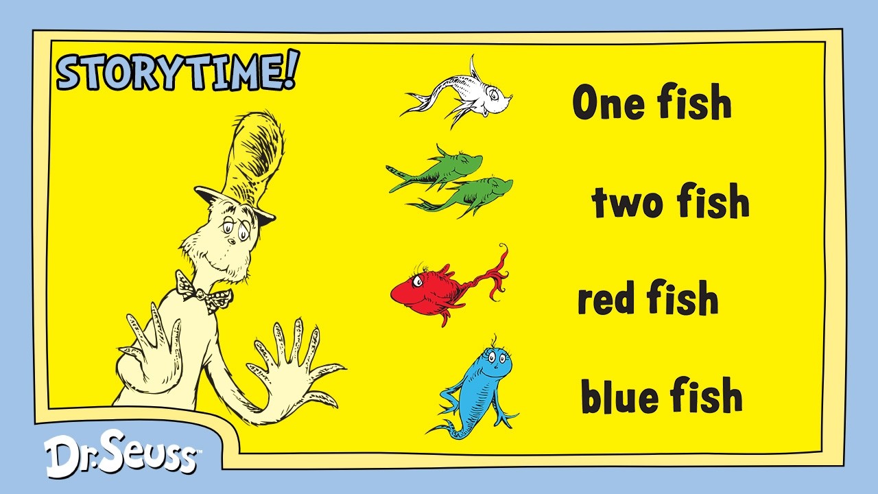 Dr. Seuss: Dr. Seuss Brings 'One Fish, Two Fish' to Life in a Full Animated Read-Along