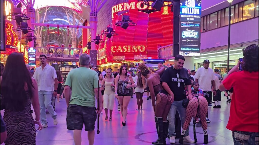 Sandtastic Travels: Fremont Street at Midnight: The Free Vegas Party Nobody Talks About Enough