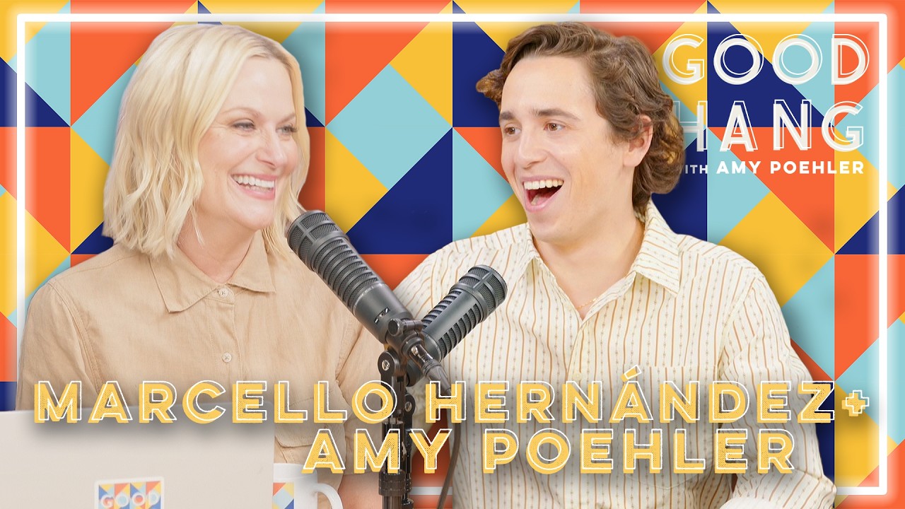 Good Hang with Amy Poehler: Marcello Hernández Brought Amy Poehler Sunflowers and Then Refused to Leave