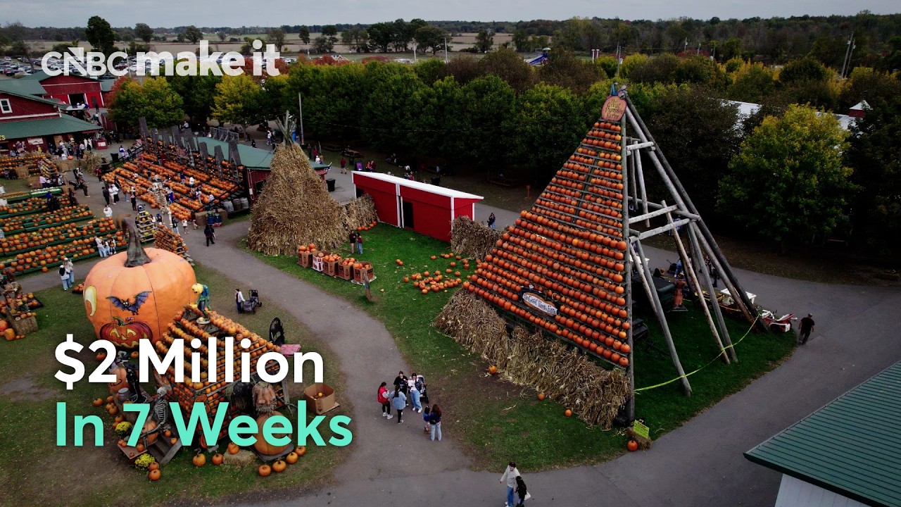 CNBC Make It: The Great Pumpkin Farm Pulls In $2 Million in 7 Weeks - and It Started With a 1,061-Pound Gamble