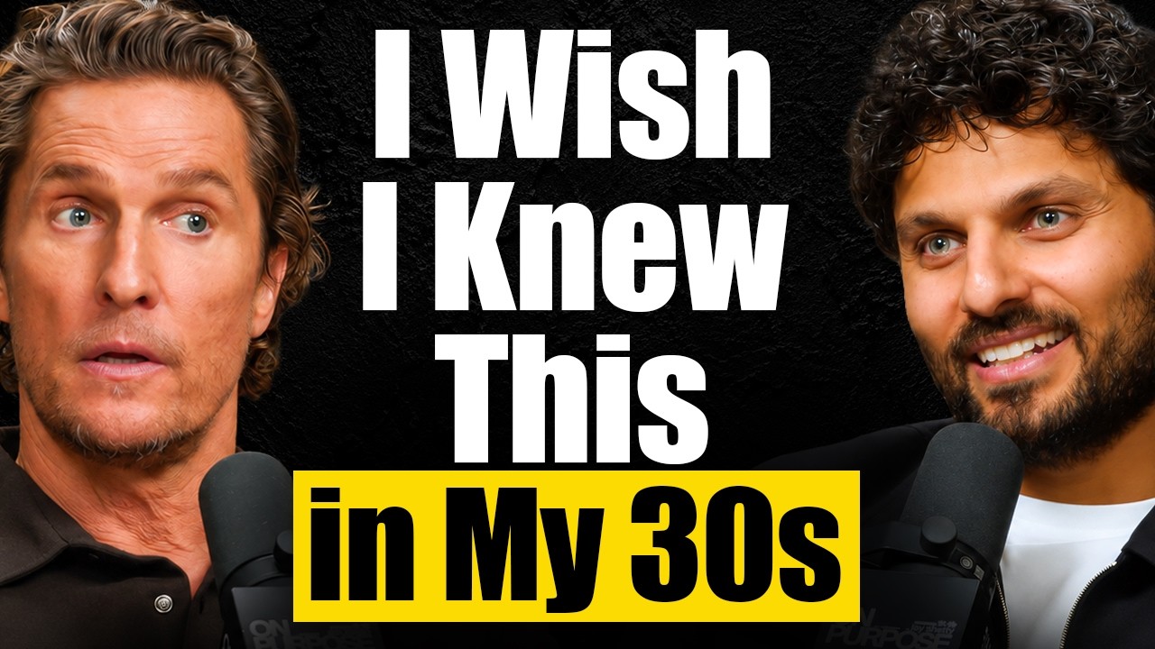 Jay Shetty Podcast: Matthew McConaughey Says Life Got Easier the Moment He Redefined One Word