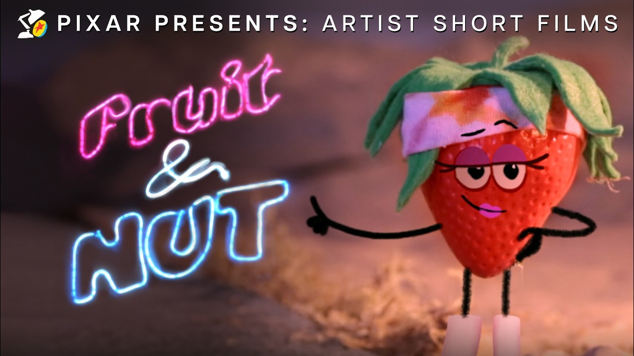Pixar: Pixar's 'Fruit & Nut' Is a Two-Minute Animated Short About a Peanut and a Grape Who Fall in Love on a Long, Lonely Road