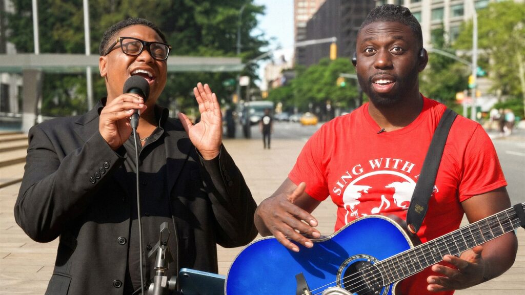 guitaro5000: A Classical Singer Named Amy Stopped Mid-Sidewalk and Started a Street Choir in New York City