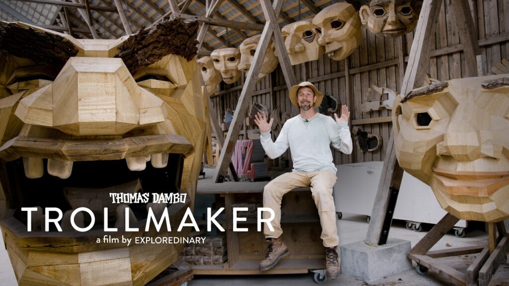 Exploredinary: Thomas Dambo Has Built 170 Giant Recycled Trolls and He's Just Getting Started