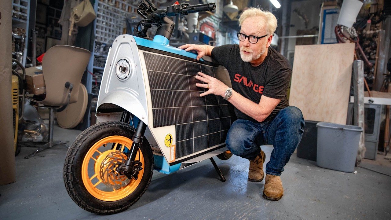 Adam Savage's Tested: Adam Savage Rode the Lightfoot Solar Cargo Scooter Around San Francisco and Put 50 Miles on It in a Weekend