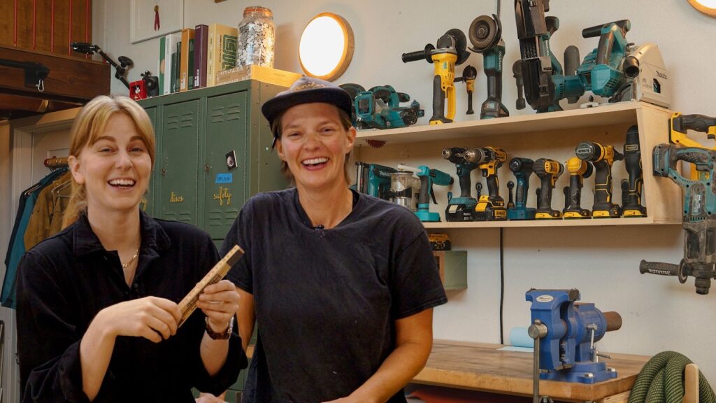 Simone Giertz: Simone Giertz Finally Tamed Her Chaotic Workshop Wall (With a Little Help)