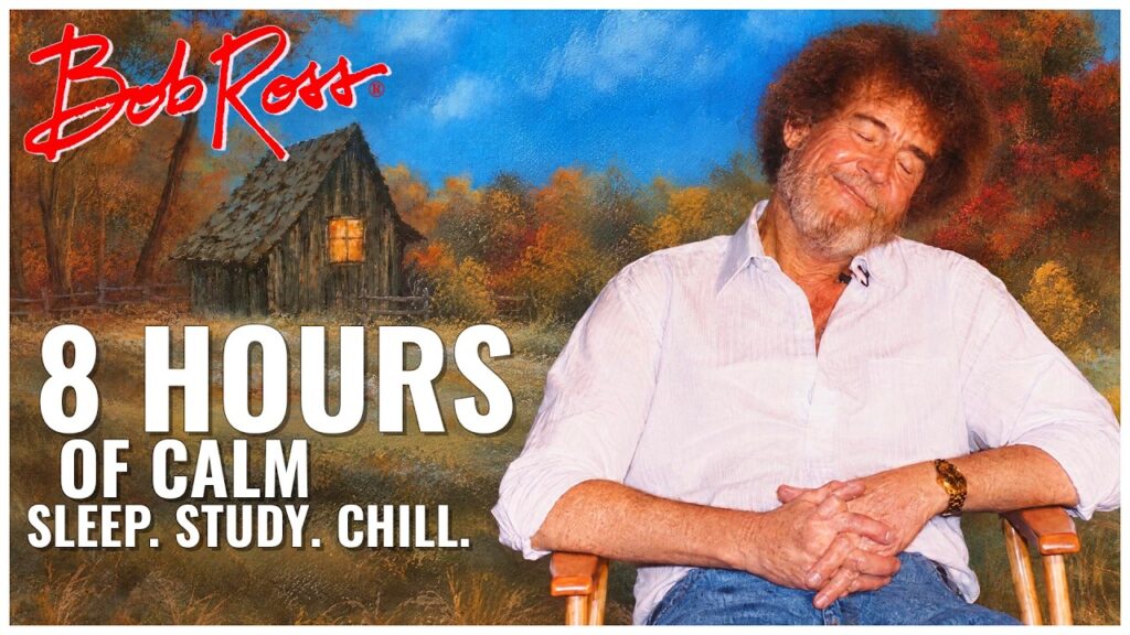 Bob Ross: Bob Ross Painted 18 Canvases Across 8 Hours and Left One Squirrel Watching the Whole Time